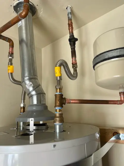 Water heater installation and plumbing repair in Lovely